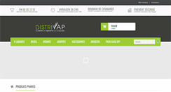 Desktop Screenshot of distrivap.fr